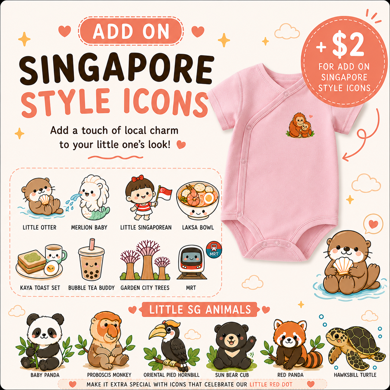 Soft 100% Cotton Kimono Baby Romper