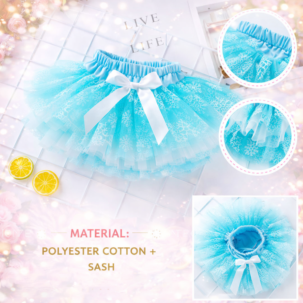 Personalised Baby Girl 100 Days Outfit – Princess Tutu Tulle Romper Gift Set with Name