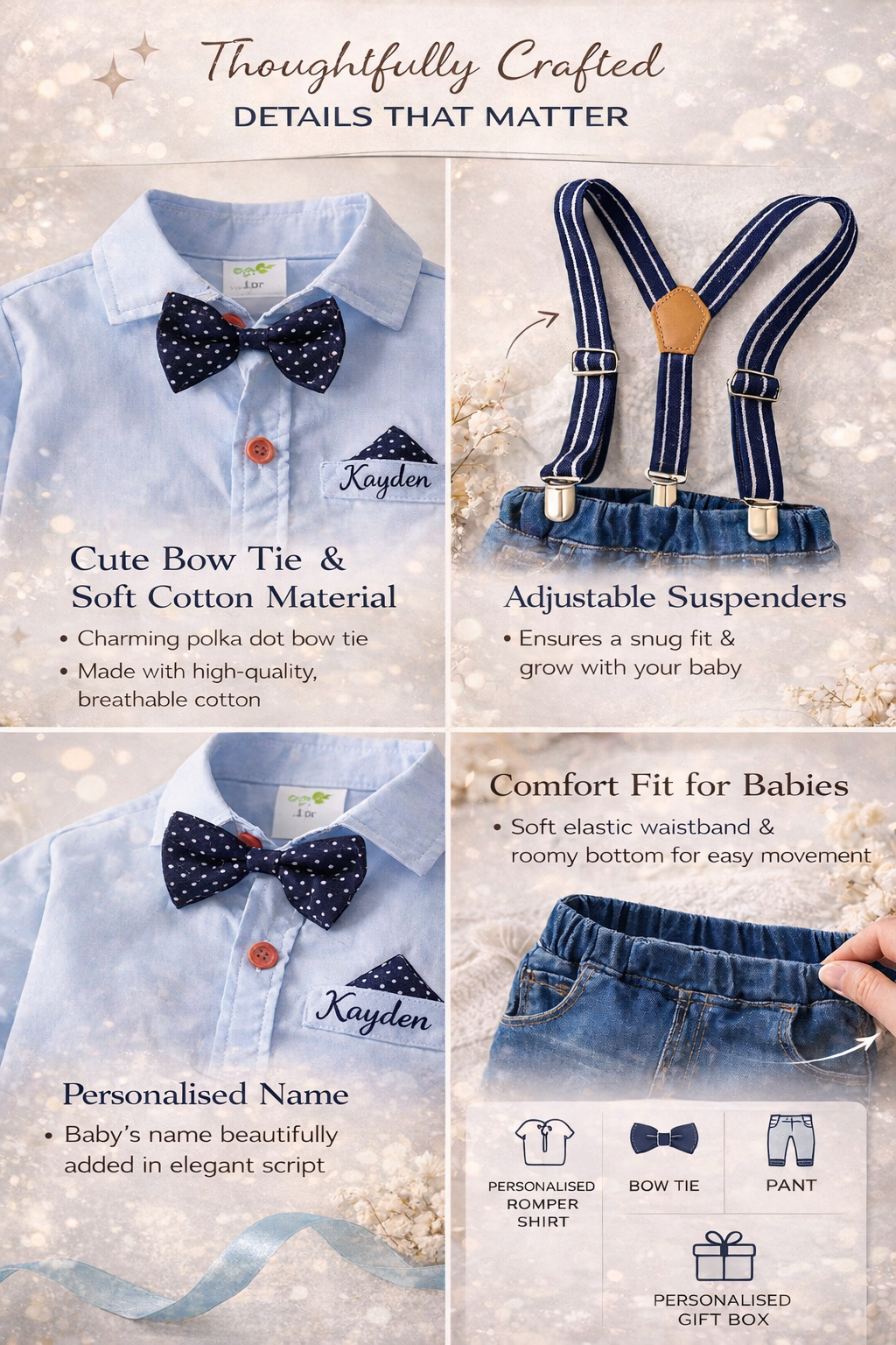 Personalised 1-Year-Old Toddler Boy Prince Gift Set