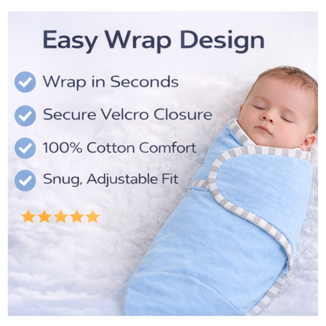Personalised Baby Cotton Swaddle