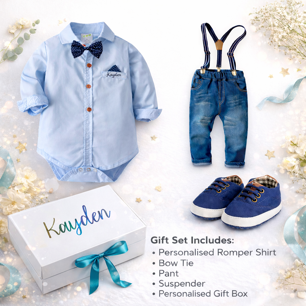 Personalised 1-Year-Old Toddler Boy Prince Gift Set