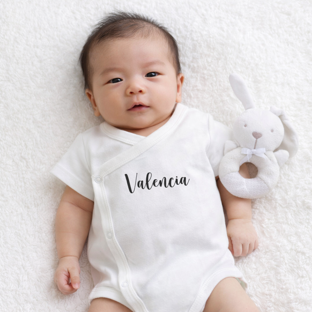 Customised 100% Cotton Minimalist Baby New Born Gift Set