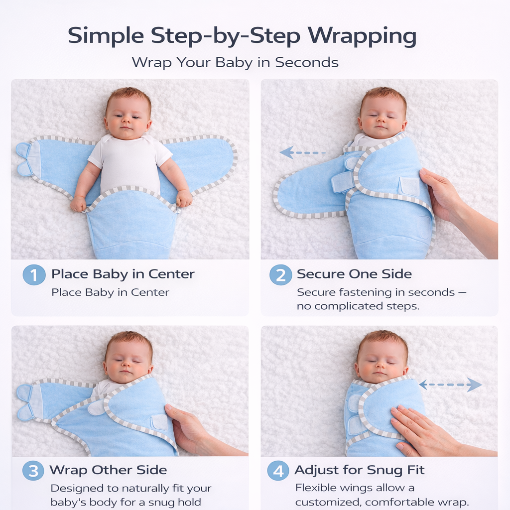 Personalised Baby Cotton Swaddle